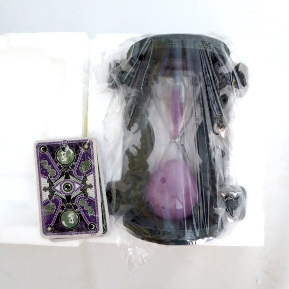 NEW 7” DISNEY HAUNTED MANSION WORKING GOTHIC HOURGLASS - Picture 2 of 13